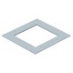 DUG 350-3 9 7400513 OBO BETTERMANN couvercle de montage, 350-2 / 3 pour GES9, 383x383x4, bande galvanisée, D..