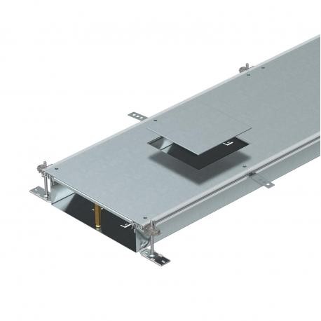 OKA-W40010050D4 7424622 OBO BETTERMANN Fußbodenbündigen Kanaleinheit für Serviceeinheit GES19, 2400x400x100,..