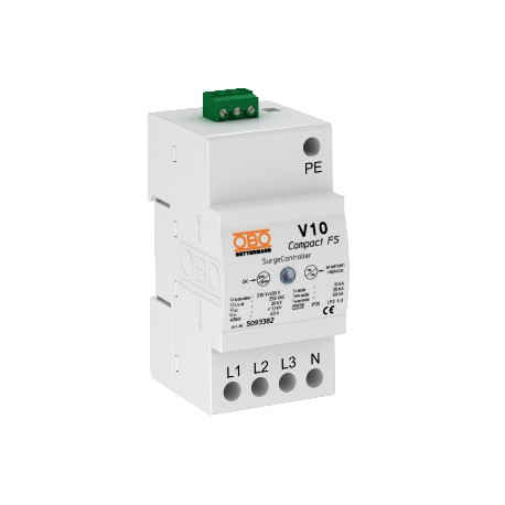 V10 COMPACT-FS 5093382 OBO BETTERMANN V10 Compact mit Fernsignalisierung, 255V,