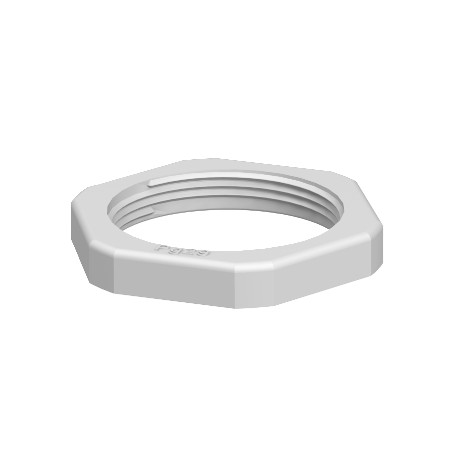 116 PG21 2043211 OBO BETTERMANN Locknut , PG21, Light grey, 7035, Polystyrene, PS