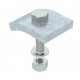 KWS 10 FT 6355226 OBO BETTERMANN Escuadra de apriete KWS 10 FT, c/tornillo cab.hexag.,h 10 mm 60x50 Acero, S..