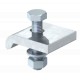 KWS 10 FT 6355226 OBO BETTERMANN Clamping profile with hexagon screw, h 10 mm, 60x50, Hot-dip galvanised, DI..