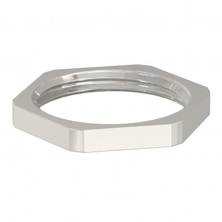 169 MS M20 2091623 OBO BETTERMANN Locknut, M20, em latão niquelado, CuZn