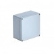 Mx 161609 LGR 2011320 OBO BETTERMANN Aluminium-Leergehäuse, 160x160x90, Hellgrau, 7035, pulverbeschichtet, A..