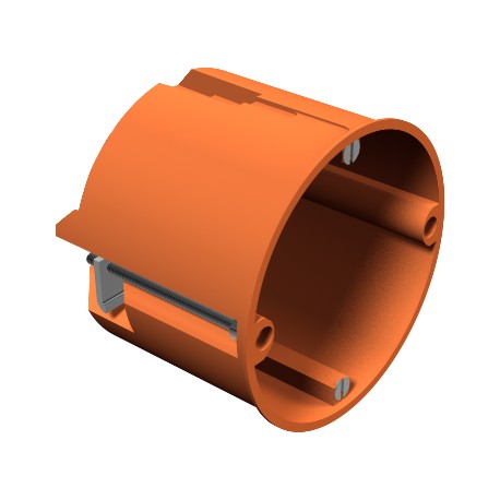 HV 60 2003442 OBO BETTERMANN Device/connection plug cavity wall, Ø68mm, H61mm, Orange, Polypropylene, PP