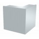 LKM A60200RW 6249590 OBO BETTERMANN External corner with cover, 60x200mm, Pure white, 9010, Strip galvanised..