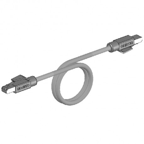 XS5W-T421-BMD-K 357508 XS5W0091G OMRON Ethernet Cable Cat. 5. RJ45 connector-RJ45. 0.5 m