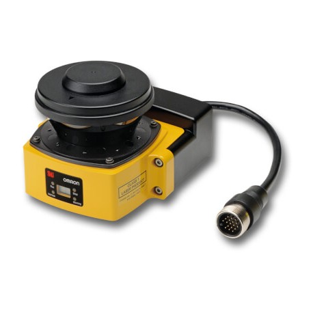 OS32C-BP 349173 OMRON Scanner a laser de segurança. Tamanho pequeno, baixo peso e muito baixo consumo de ene..