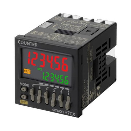 H7CX-A11D1-N 668595 OMRON SPDT Basic 6 dig. Sel. relais 12-24vdc/24vac 11pin