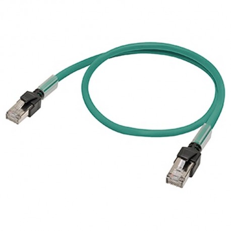 XS6W-6LSZH8SS1000CM-G 374621 XS6W0046E OMRON Ethernet Cable F/UTP Cat. 6. Coating LSZH. Green. 10m