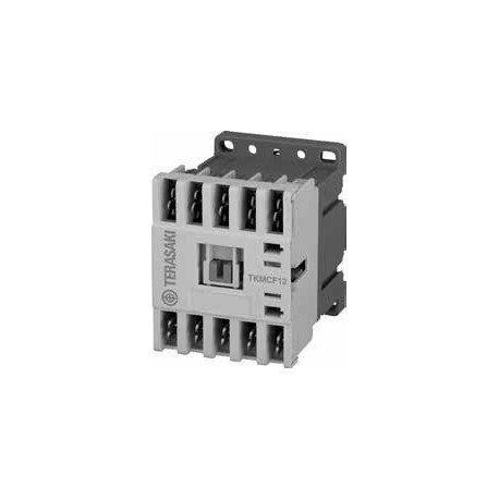 TKMCF12* TERASAKI Minicontactor 12A 3P AC Connection fast-on cont.aux. + voltage coil