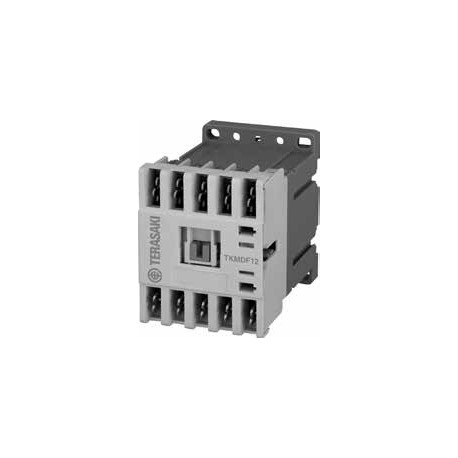 TKMDF9* TERASAKI Minicontactor 9A 3P CC Conexión fast-on *cont.aux. + tensión bobina
