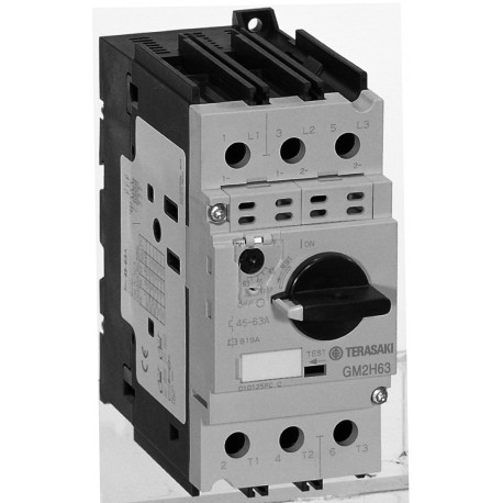 GM2H63 TERASAKI DAM. GM2H Th+Mg 45-63A MANUAL MOTOR STARTER