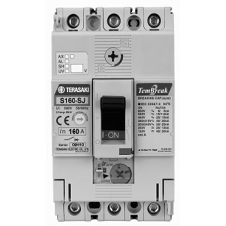 596476 TERASAKI Interruptor electrónico E160-SJ 100A 4P FC