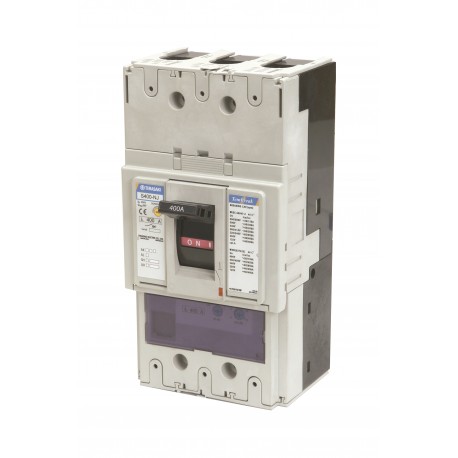 391897 TERASAKI Interruptor electrónico S400-GE APGNS 4P 250A FC MCCB LCD 70kA con LCD y conexiones frontales
