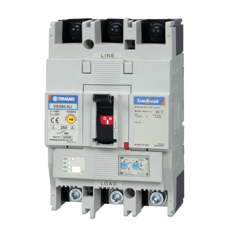 337833 TERASAKI S250-NE PA 4P 160A FC MCCB 36kA