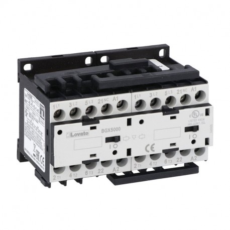 11BGR0901A02460 LOVATO TELEINVERTITORE ASSEMBLATO, BOBINA IN AC, CON INTERBLOCCO MECCANICO ESTERNO E CONNESS..