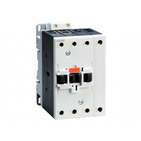 BF80T2A57560 LOVATO FOUR-POLE CONTACTOR, IEC OPERATING CURRENT ITH (AC1) 115A, AC COIL 60HZ, 575VAC