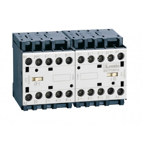 11BGTP0901A23060 LOVATO REVERSING CONTACTOR ASSEMBLY, AC COIL, BUILT-IN INTERLOCK ONLY WITH REAR PCB SOLDER ..