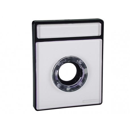 GXM5 LOVATO MOSTRINA FRONTALE CON TITOLO CON ETICHETTA NEUTRA 48X60MM