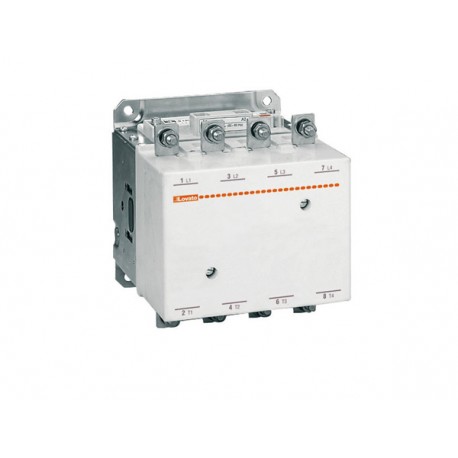 11B1804L00220C220 LOVATO FOUR-POLE CONTACTOR, IEC OPERATING CURRENT ITH (AC1) 275A, AC/DC COIL, ALREADY FITT..