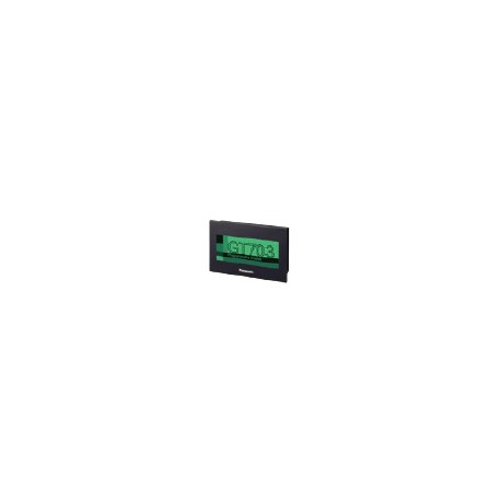 AIG703WGN1B2 PANASONIC Touch-panel GT703 3.8", 64 Graustufen, 480x192 pix., Ethernet + RS232 + mini-USB (pro..