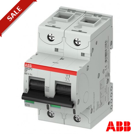 S802PV-SP25 2CCF019601R0001 - ABB - INT.AUT. S802PV-SP25 2P 25A 5KA