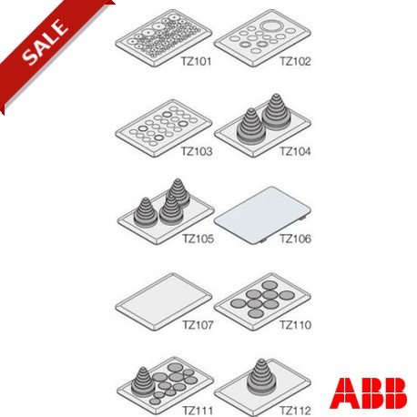 TZ101 2CPX010450R9999 - ABB - TZ101 TAPA PASACAB.MEMBRANA TWINLINE,1UD