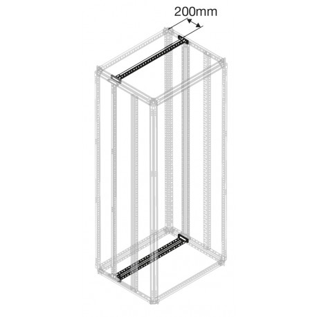 PCCM0400 ABB 2 GALVANIZ. FEUILLE DE TRAVERSES CC W 400MM