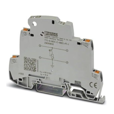 TTC-6-MOV-C-48DC-PT-I 2906855 PHOENIX CONTACT Meio de proteção contra surtos integrado com indicador de stat..