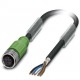 SAC-5P- 6,0-PUR/M12FS SH BK 1566019 PHOENIX CONTACT Câbles pour capteurs/actionneurs