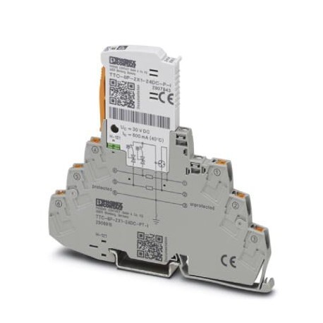 TTC-6P-2X1-24DC-PT-I 2906816 PHOENIX CONTACT A proteção contra sobretensão, que consiste de plugue de proteç..