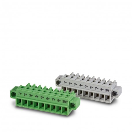 VIP/S/MC/KIT 1-8 2907031 PHOENIX CONTACT Un par de conectores con bornes de tornillo para conectar al módulo..