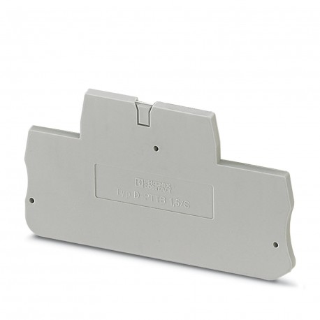D-PTTB 4-TG 3211918 PHOENIX CONTACT Tapa final, profundidad: 39,7 mm, anchura: 2,2 mm, altura: 104 mm, color..