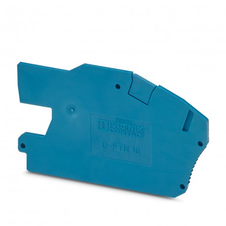 D-PTN 16/S 3214028 PHOENIX CONTACT Tapa final, profundidad: 43,4 mm, anchura: 2,2 mm, altura: 77,7 mm, color..