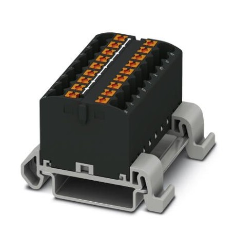PTFIX 18X2,5-NS35A BK 3273190 PHOENIX CONTACT Bloco de distribuição