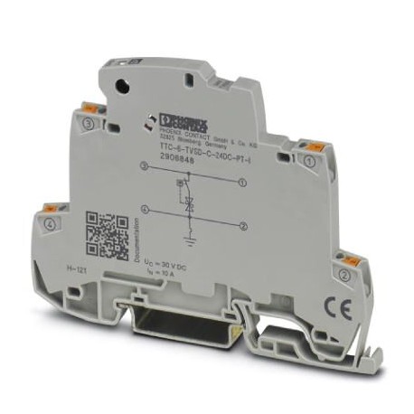 TTC-6-TVSD-C-24DC-PT-I 2906848 PHOENIX CONTACT Multa de proteção contra surtos integrado com indicador de st..