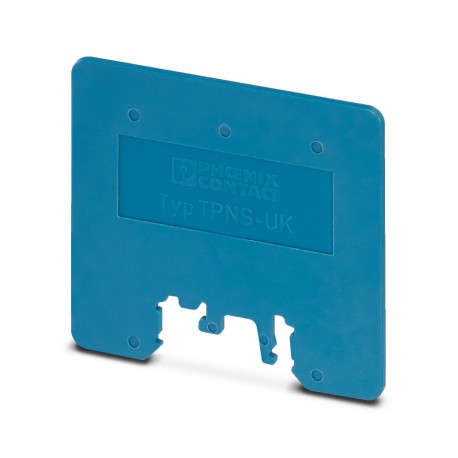 TPNS-UK BU 0706648 PHOENIX CONTACT Placa separadora, longitud: 80 mm, anchura: 2 mm, altura: 70 mm, color: g..