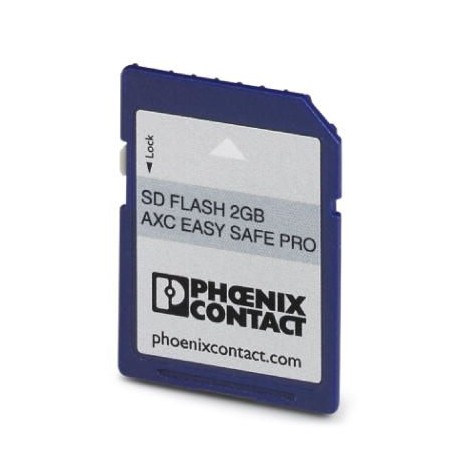SD FLASH 2GB AXC EASY SAFE PRO 2403730 PHOENIX CONTACT Memória de programa/configuração