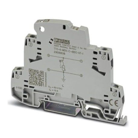 TTC-6-MOV-C-48DC-UT-I 2906838 PHOENIX CONTACT Medium surge protection with integrated status indicator for a..