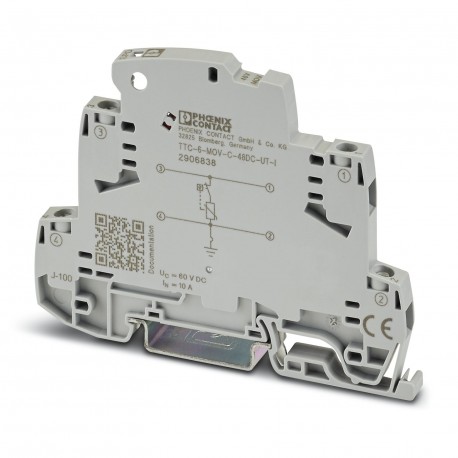 TTC-6-MOV-C-48DC-UT-I 2906838 PHOENIX CONTACT Meio de proteção contra surtos integrado com indicador de stat..