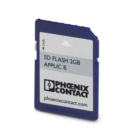 SD FLASH 2GB APPLIC B 2402855 PHOENIX CONTACT Memoria de programa y configuración para la ampliación de la m..