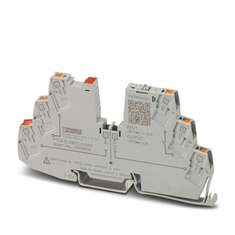 PTCB E1 24DC/2A NO 2909903 PHOENIX CONTACT Interruptor electrónico para protección de equipos de un canal pa..