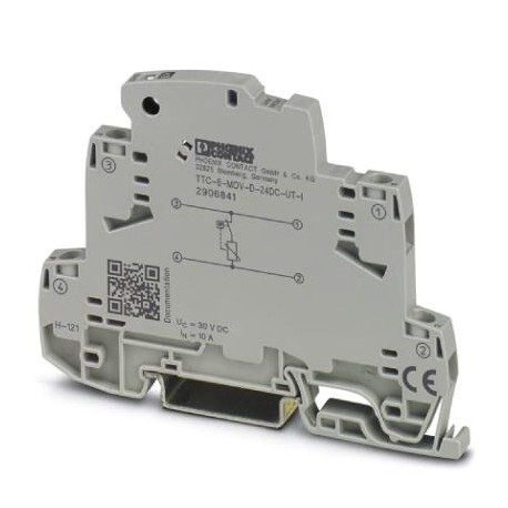 TTC-6-MOV-D-24DC-UT-I 2906841 PHOENIX CONTACT Meio de proteção contra surtos integrado com indicador de stat..