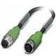 SAC-4P-M12MS/0,6-PUR/M12FSSHBK 1553899 PHOENIX CONTACT Кабель для датчика / исполнительного элемента