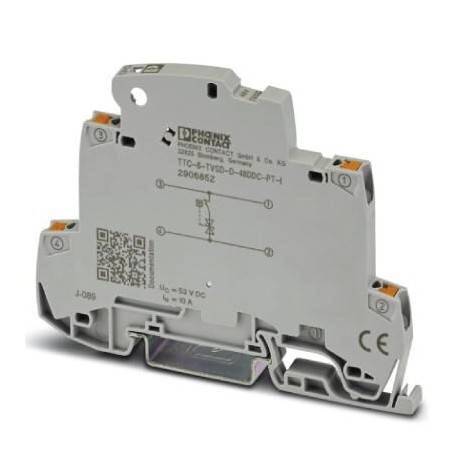 TTC-6-TVSD-D-48DC-PT-I 2906852 PHOENIX CONTACT Protection antisurtension précise avec indicateur d'état inté..