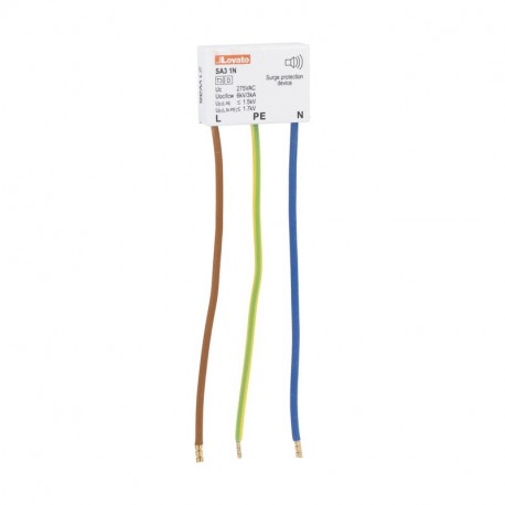 SA31NA275MS LOVATO PARASURTENSEUR DE TYPE 3, VERSION COMPACTE, COMBINAISON D'ONDE CMU/ICW (1.2/50 ΜS, 8/20ΜS..