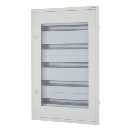 BF-UT-5/120-C 103119 Y7-103119 EATON ELECTRIC Complete flush-mounted flat distribution board with window, wh..
