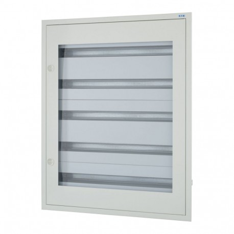 BF-UT-5/165-C 103122 Y7-103122 EATON ELECTRIC Complete flush-mounted flat distribution board with window, wh..