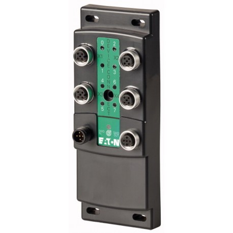 EU6E-SWD-4DX 174735 EATON ELECTRIC Module-bloc SWD, module d'entrée/sortie IP69K, 4 entrées 24 V DC avec ali..